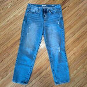 Nicole Miller Soho High Rise Straight Jeans 8